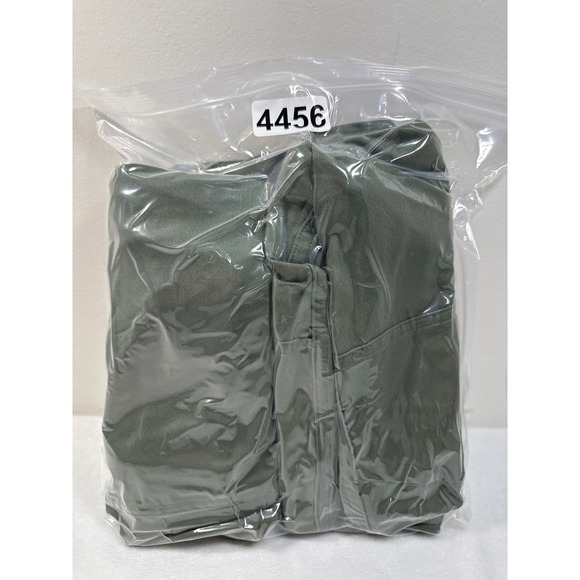 Coveralls Utility Mens Large Olive Green Flight Suit Workwear Jumpsuit Onesie - Picture 8 of 8